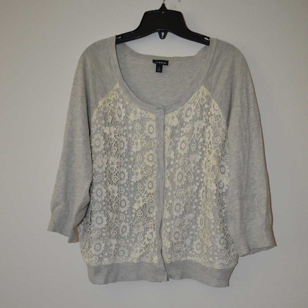 Torrid Lace Cardigan